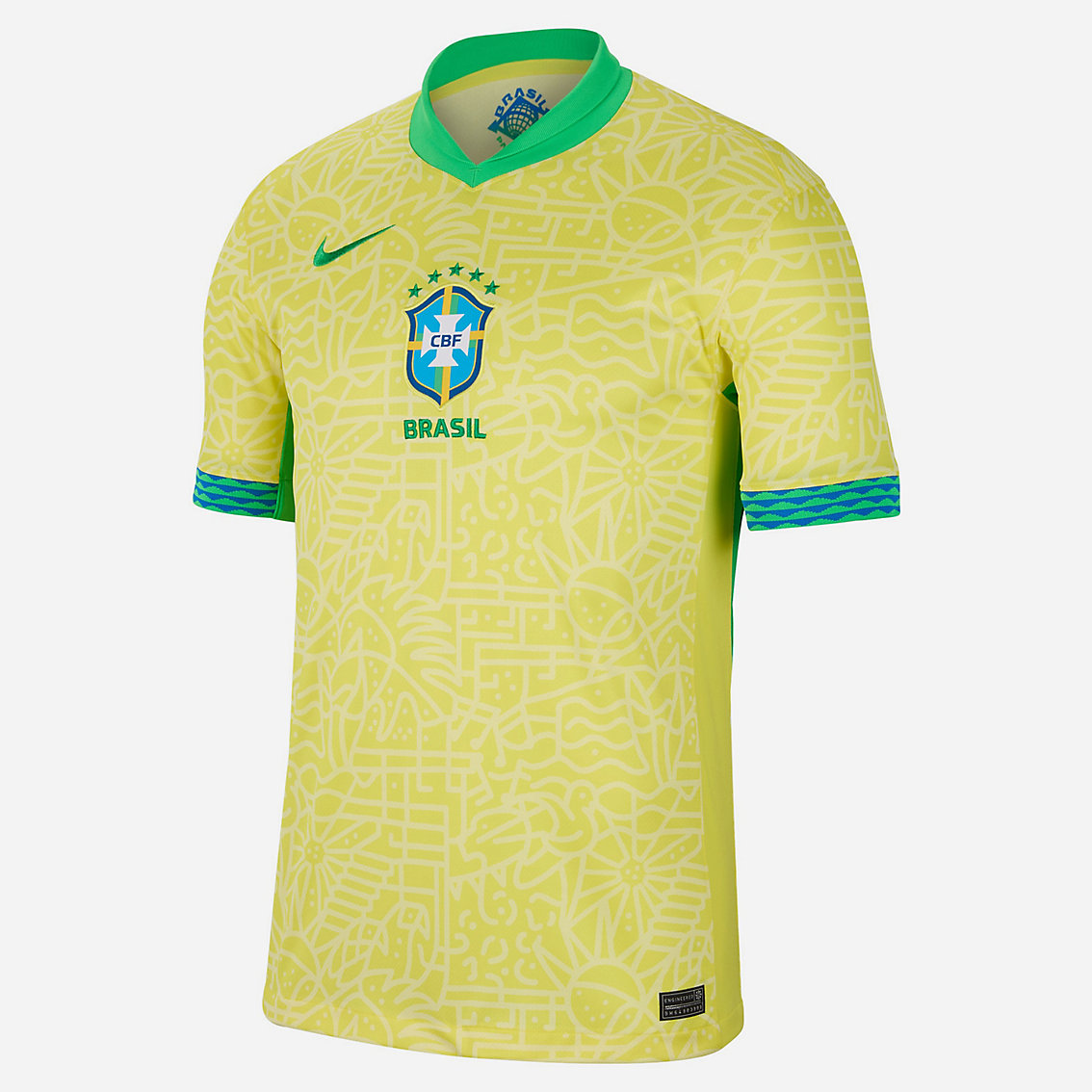 MAILLOT FOOTBALL BRÉSIL domicile 2024